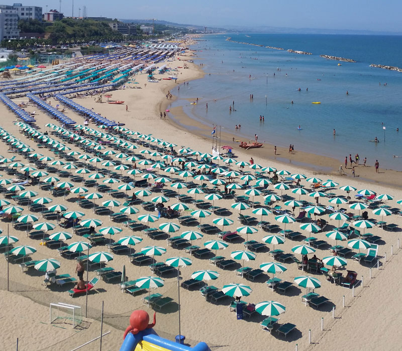 Hotel Meridiano termoli - Camera Standard - spiaggia