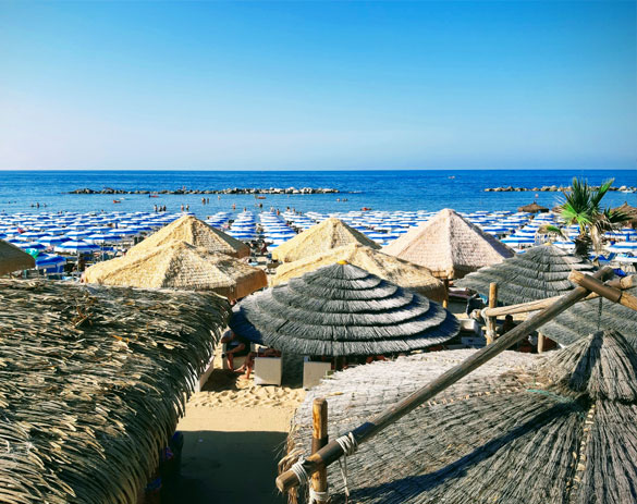 Hotel Meridiano Termoli, spiaggia privata